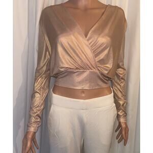 Privy Size S - Satin Silk Crop Top